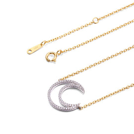 Silver Moon Halsband