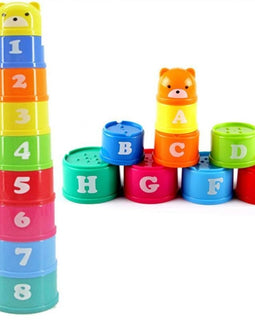 9Pcs/set building block Figures&Letters Cup