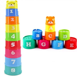 9Pcs/set building block Figures&Letters Cup