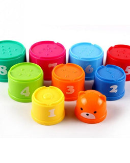 9Pcs/set building block Figures&Letters Cup