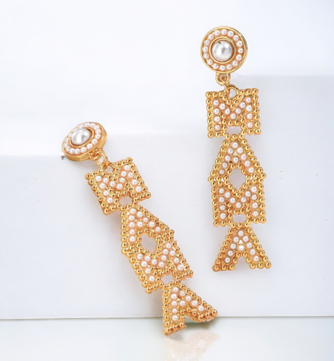 Pearl MAMA Earrings