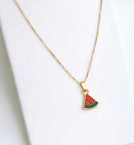 Watermelon Pendant Necklace