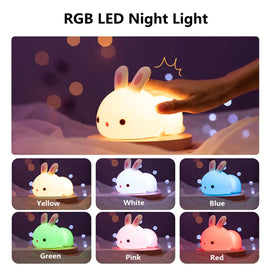 Lovely Bunny LED Night Lamp